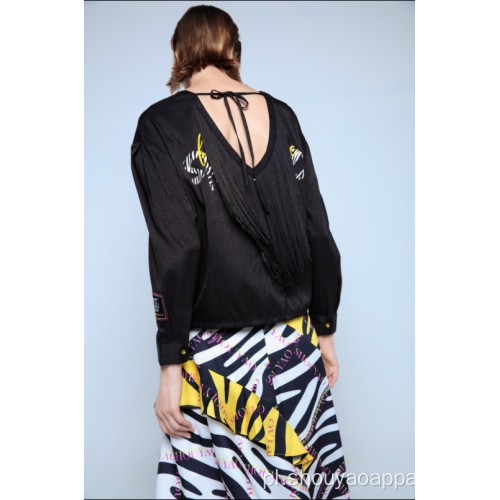 DAMSKA SPÓDNICA ZEBRA MIDI